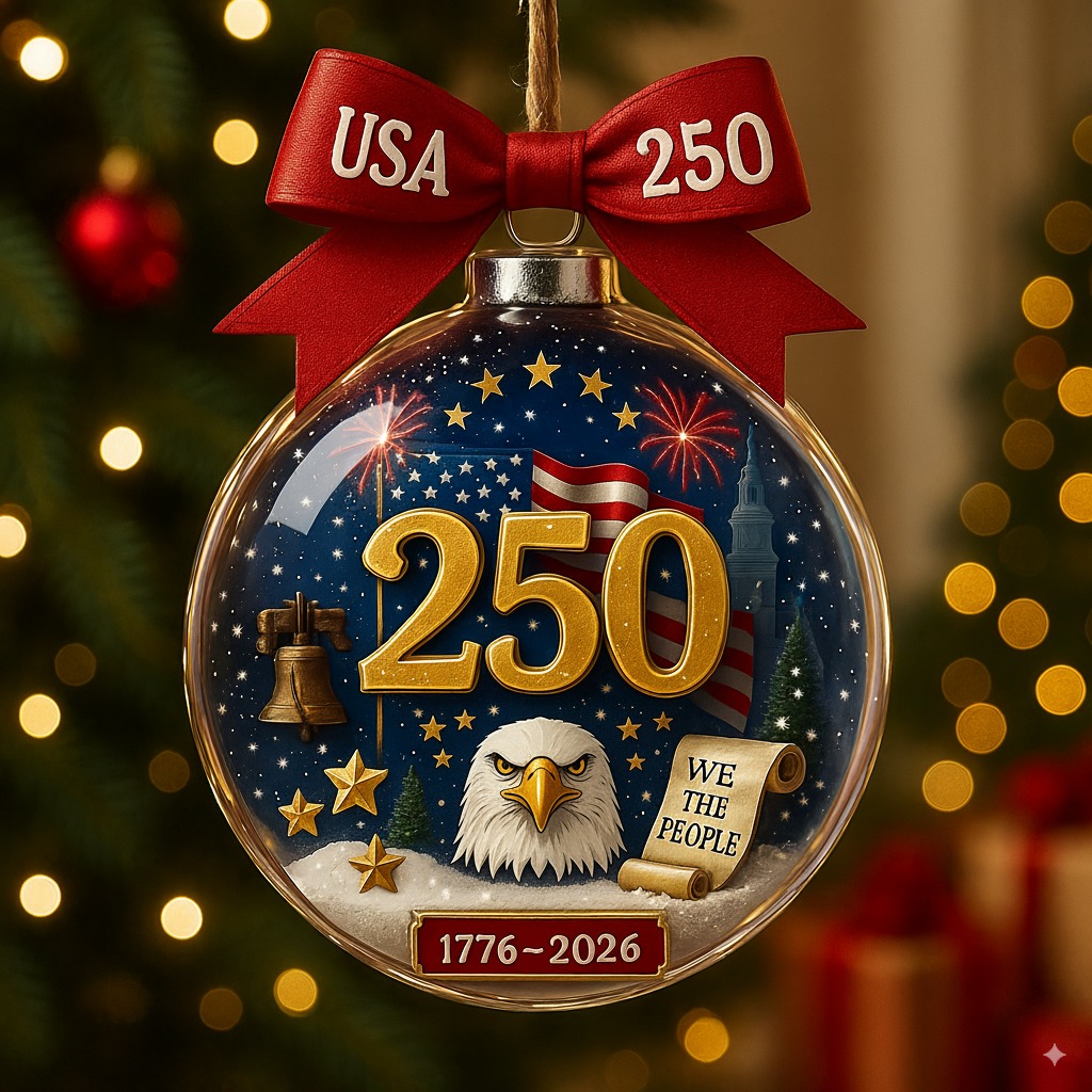 ​​USA 250th Anniversary Commemorative Ornament​