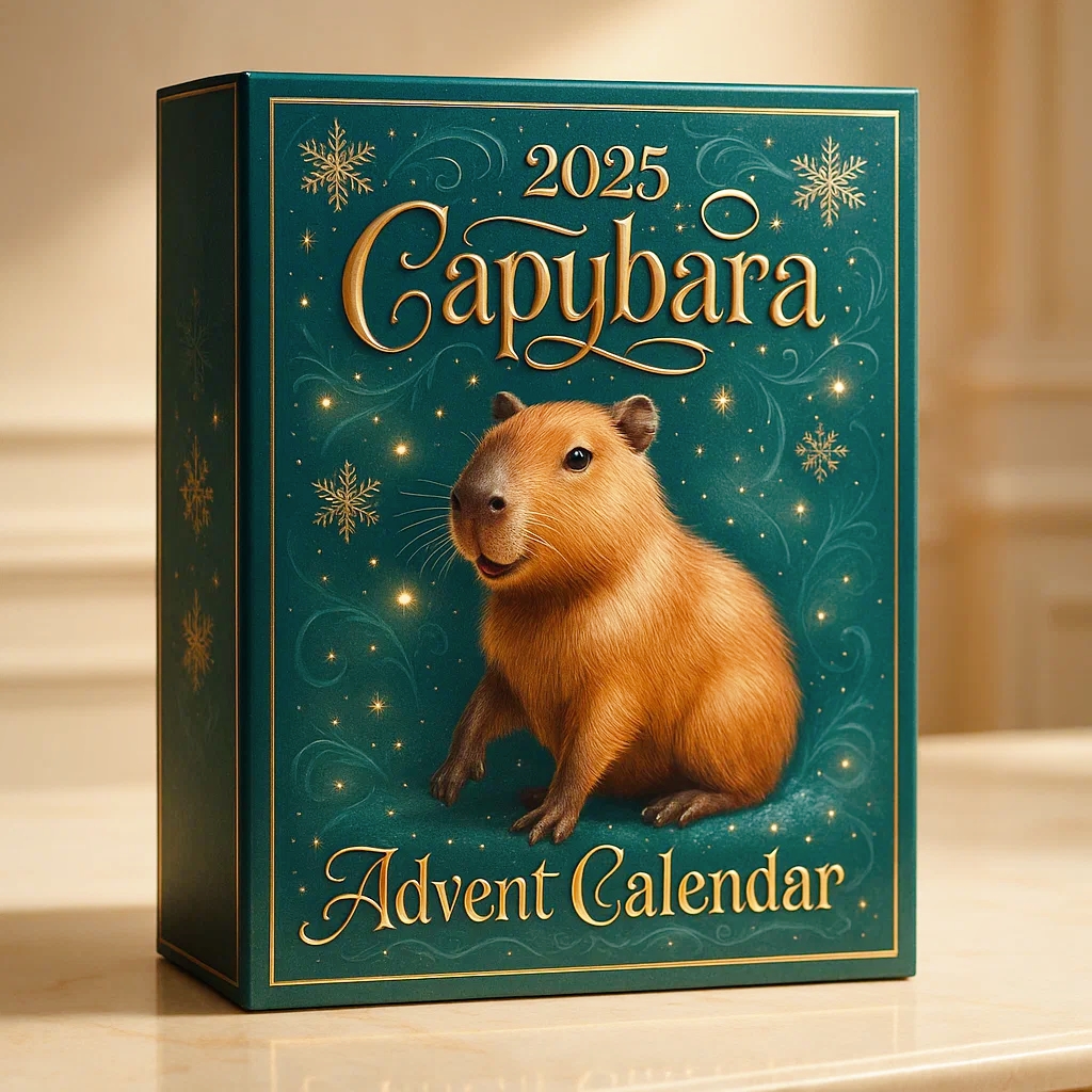 2025 Capybara Advent Calendar – Chill Vibes & Daily Surprises!