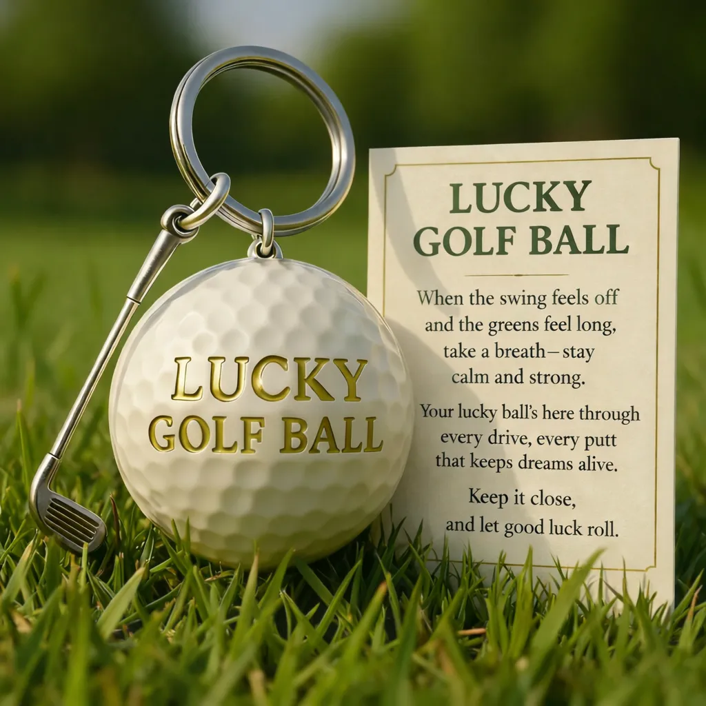 The Lucky Golf Ball Keychain