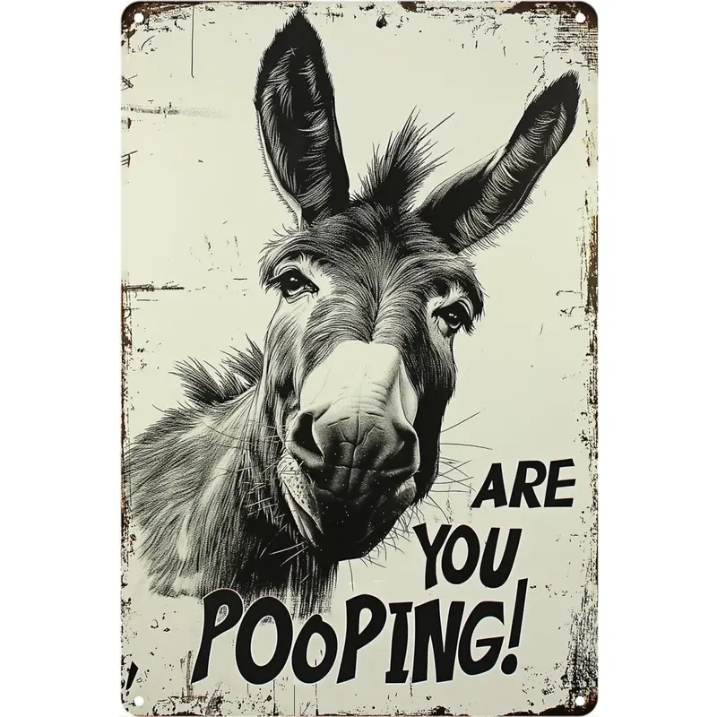 🐄😂Funny Highland Cow “Are You Pooping?” Sign | A Cheeky British Welcome