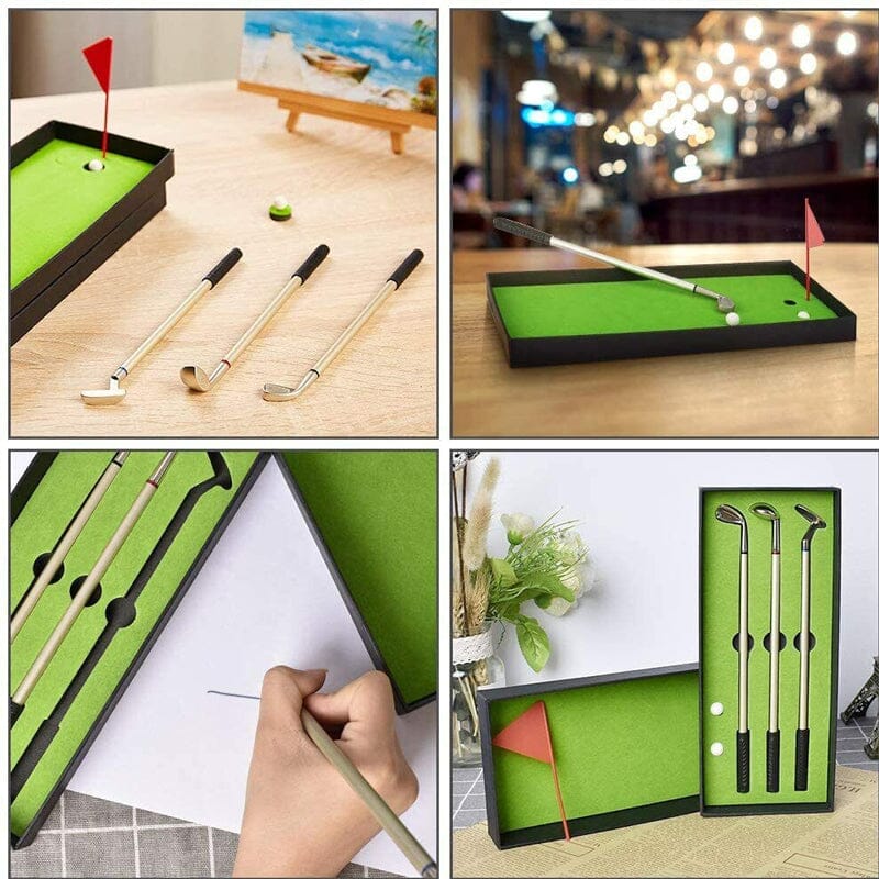 Funny gift Mini Desktop Golf Set(Set of 3)
