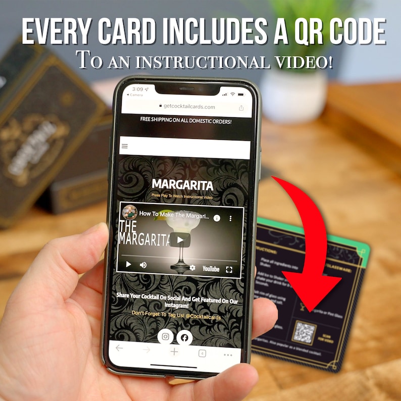 Cocktail Cards - Learn over 100 Cocktails