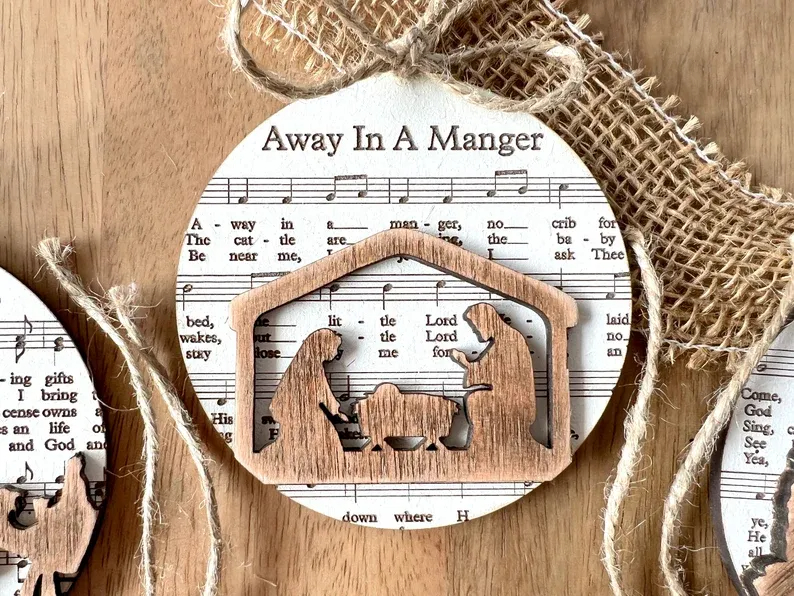 🔥Last Day Promotion 50% OFF🔥 - Music Sheet Nativity Ornament