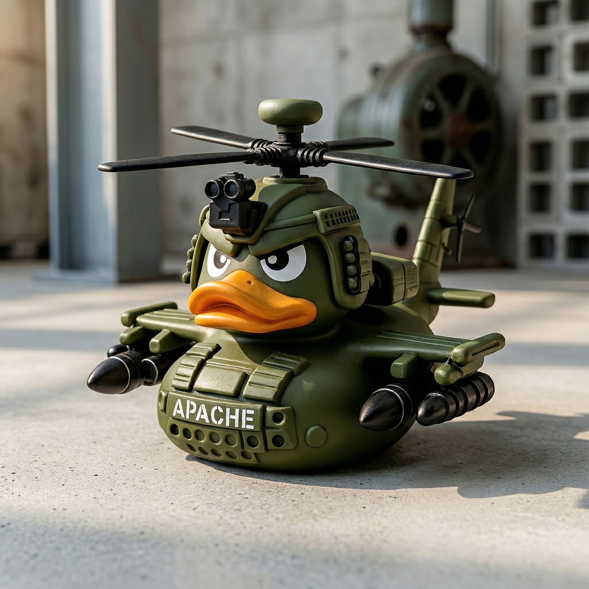 AH-64 Apache Rubber Duck – Tactical Quack Attack!