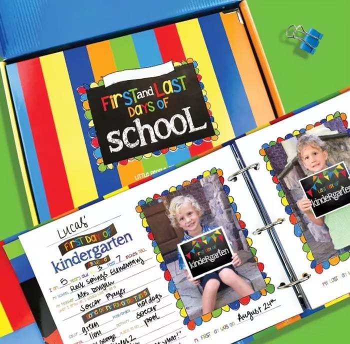 📚Easiest School Days Memory Album