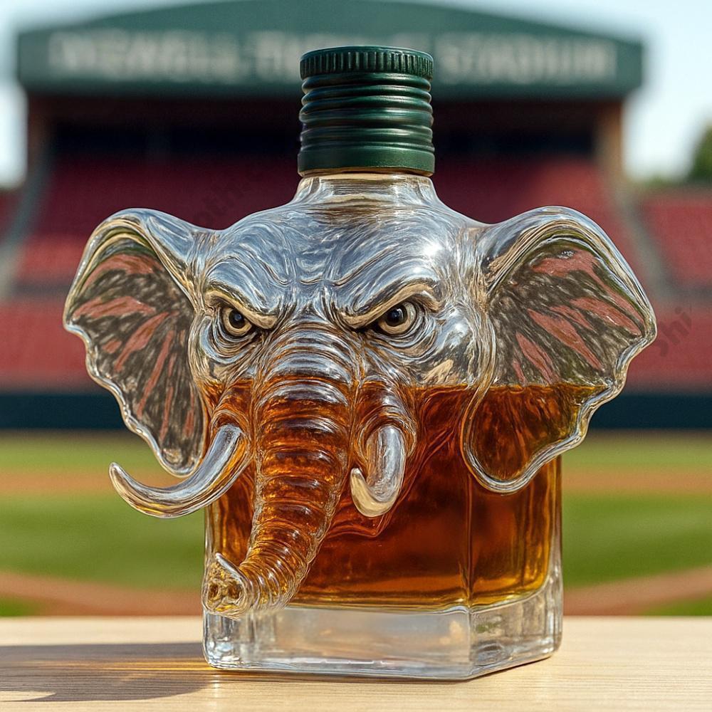 University of Alabama Crown Royal Whiskey Bottle