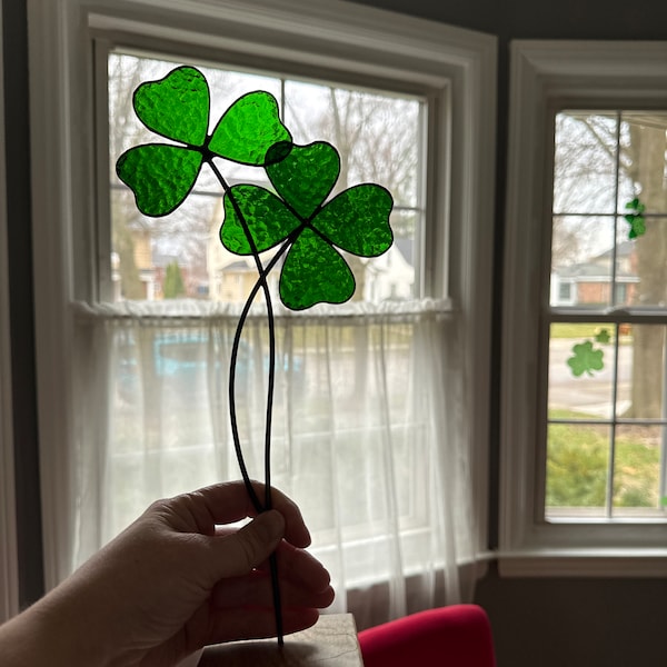Lucky Shamrock Suncatcher