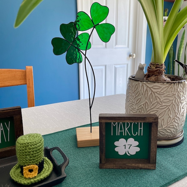 Lucky Shamrock Suncatcher