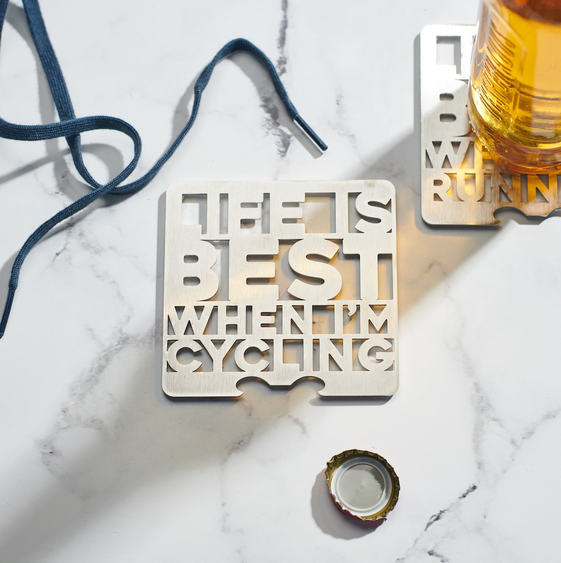 Bottle Opene Coaster 