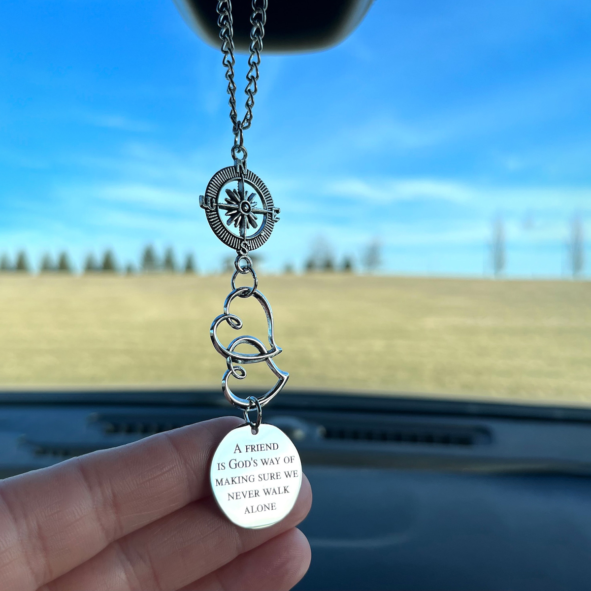 Rear View Mirror Car Charm