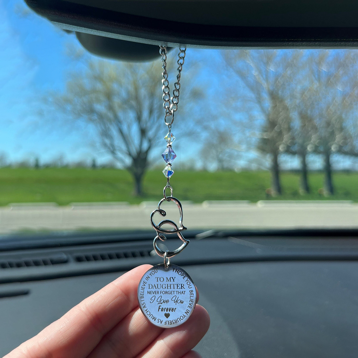 Rear View Mirror Car Charm