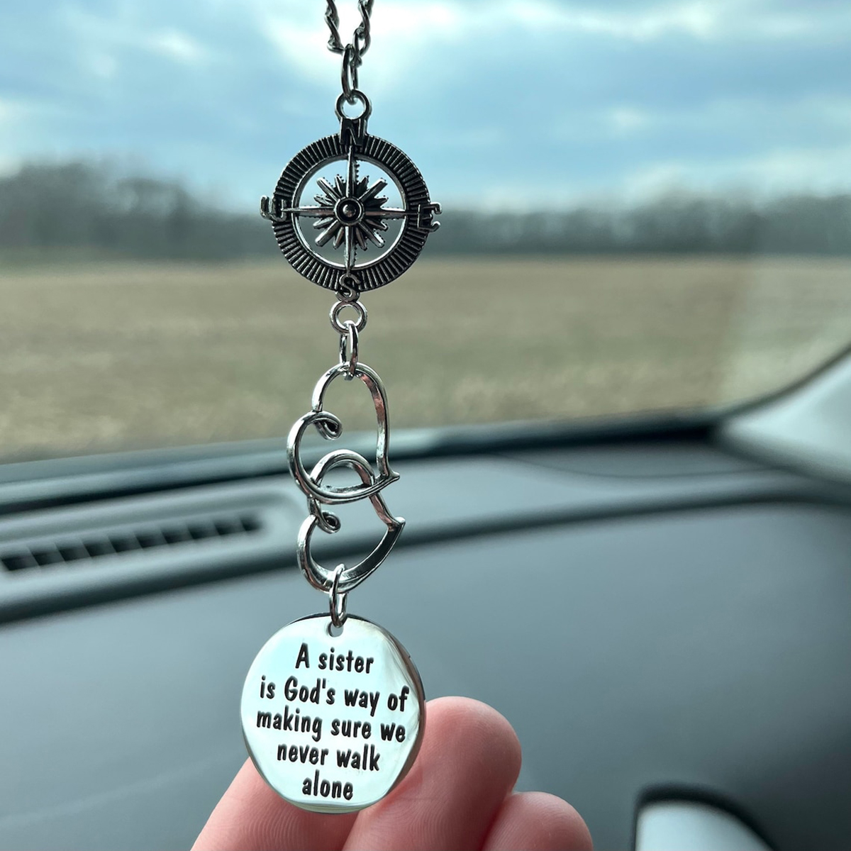 Rear View Mirror Car Charm