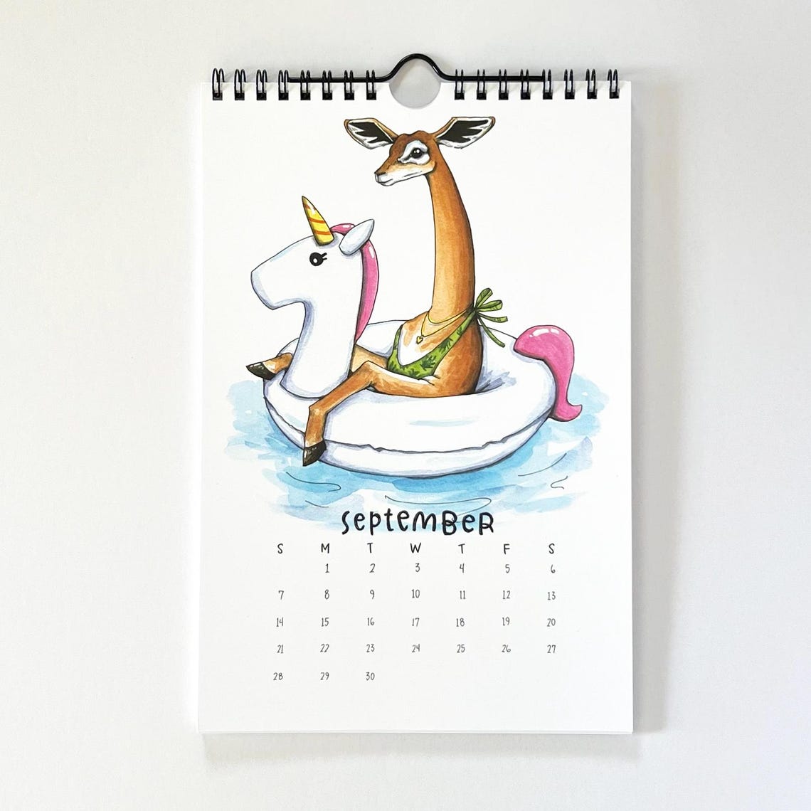 2025 Cute Animals Swimsuit Calendar 