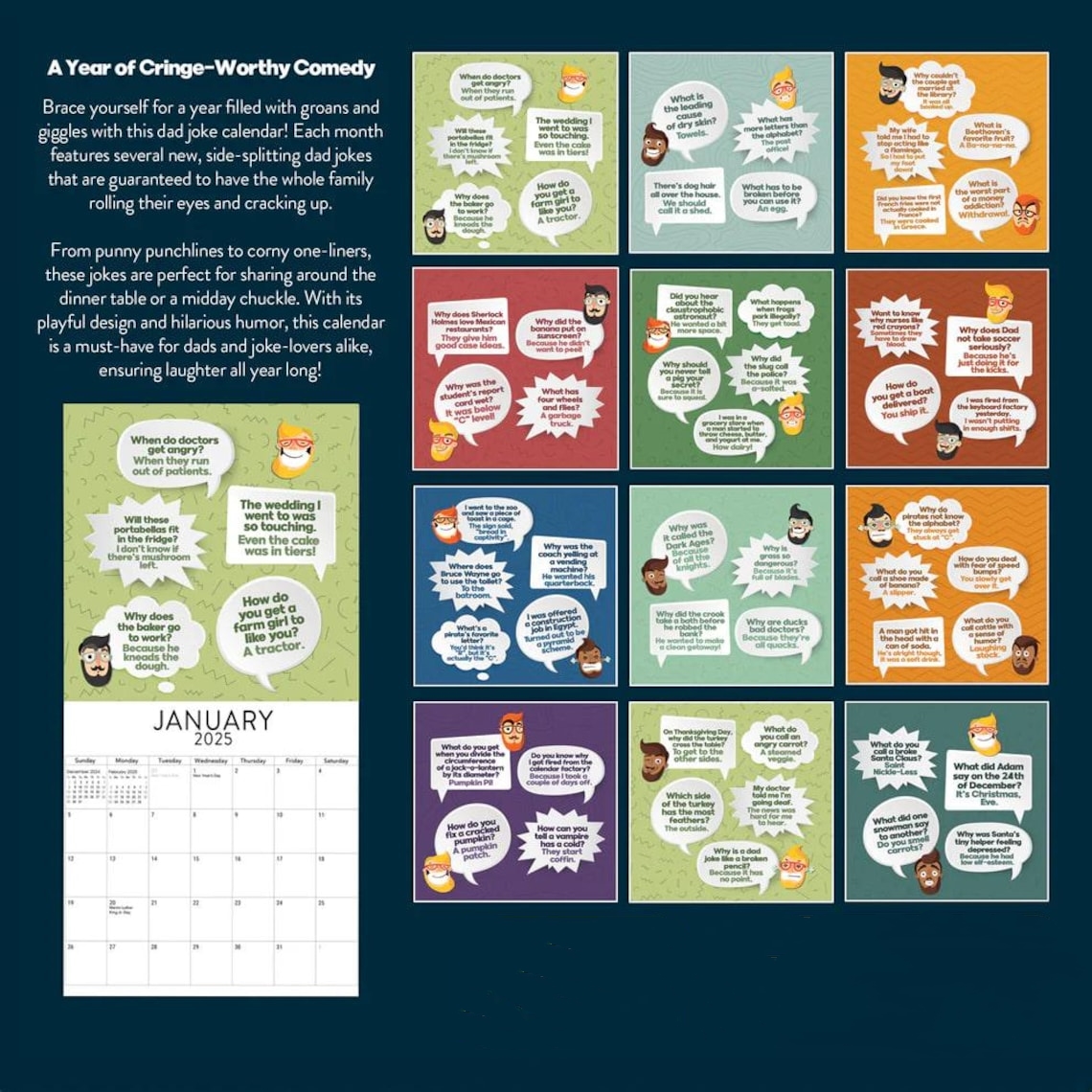 2025 Dad Joke Calendar
