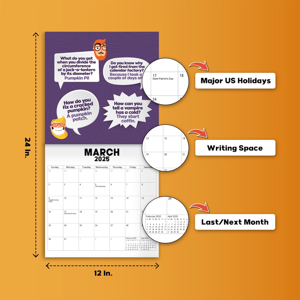 2025 Dad Joke Calendar