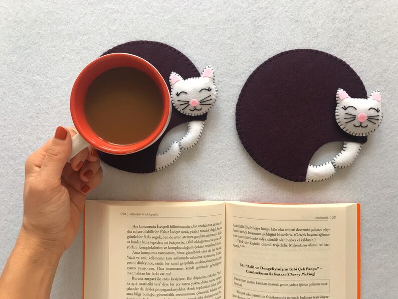 Funny Cute Cat Coasters