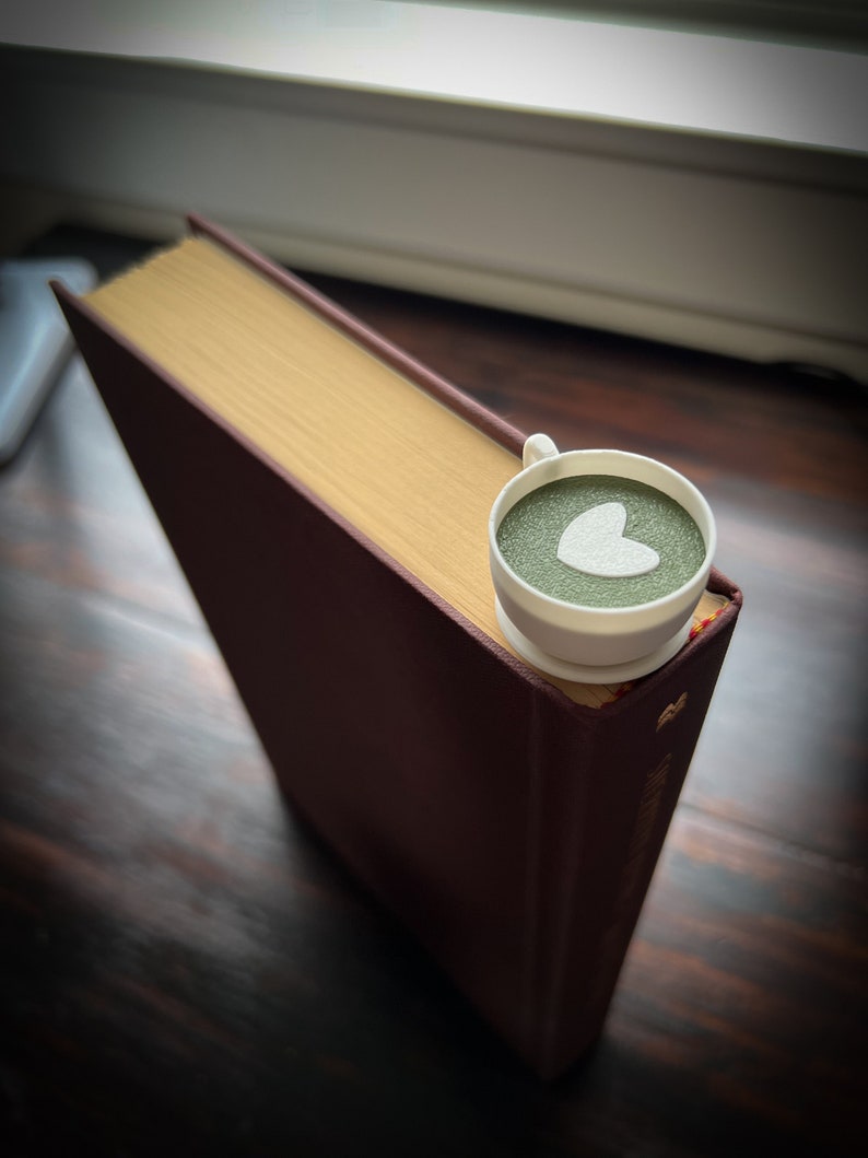 Cup of Coffee Bookish Bookmark - 3D Printed