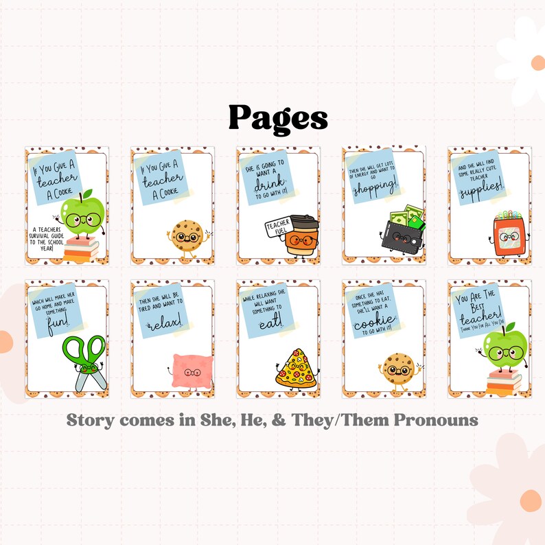  If You Give A Teacher A Cookie Gift Book