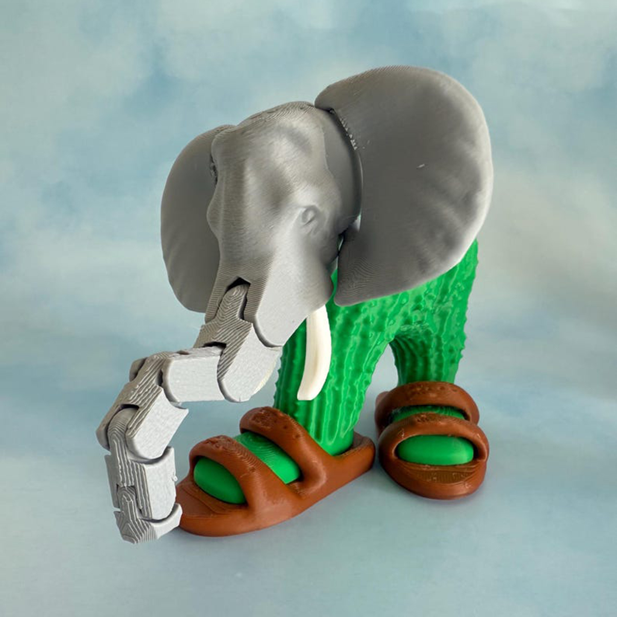 Funny 3D Printed Italian Brainrot Meme Figurine