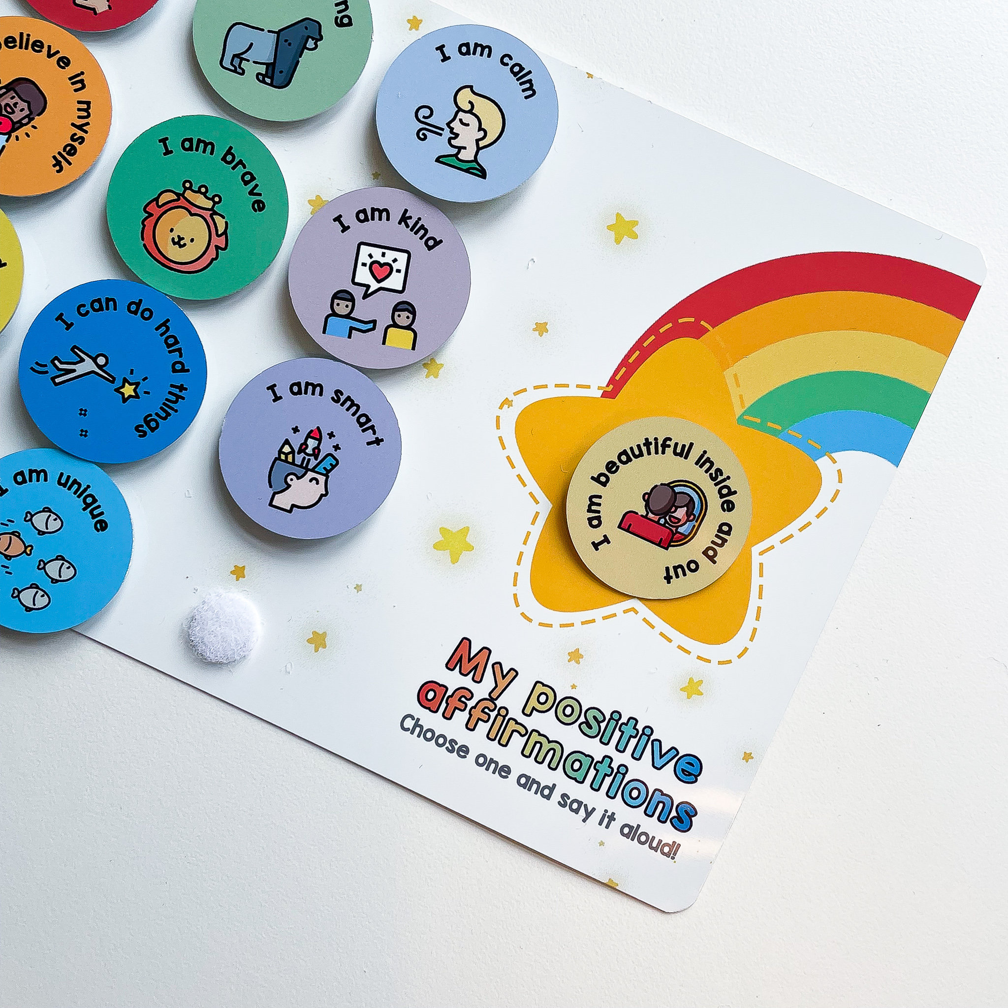 Positive Affirmations Flashcards for Children