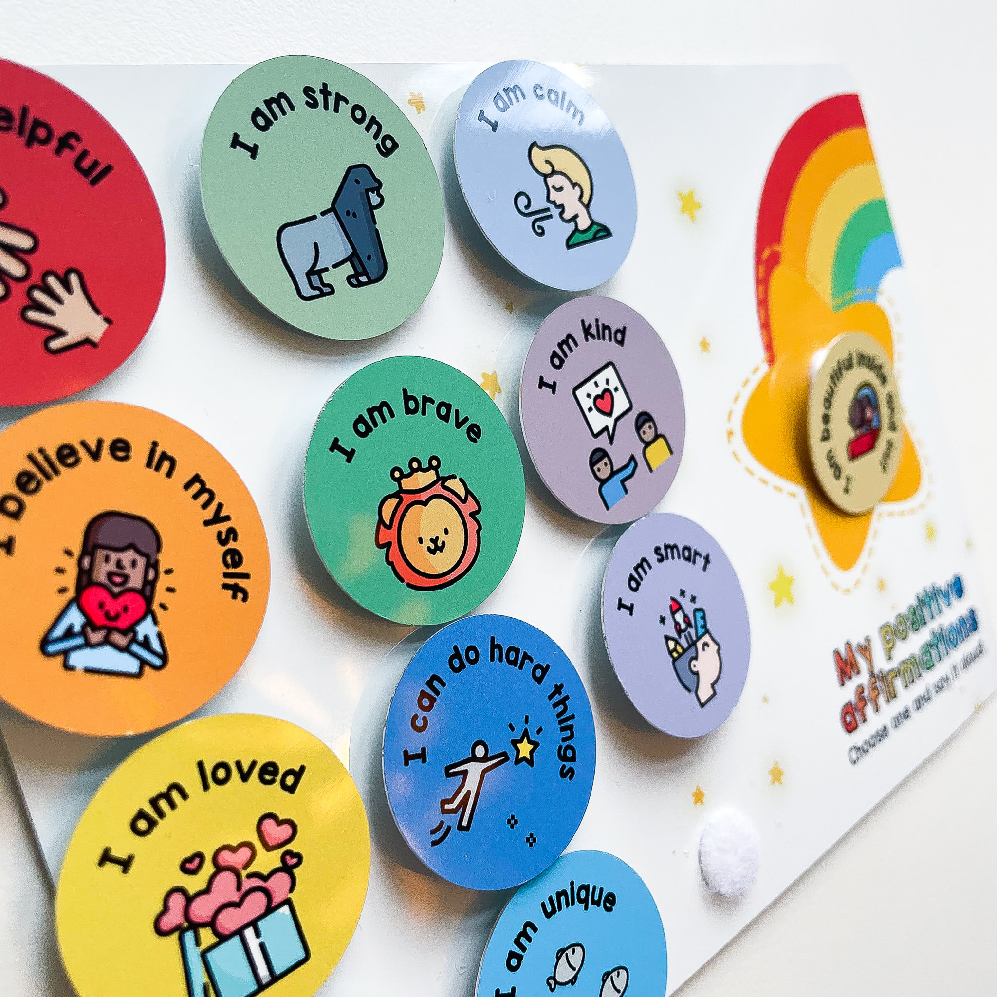 Positive Affirmations Flashcards for Children