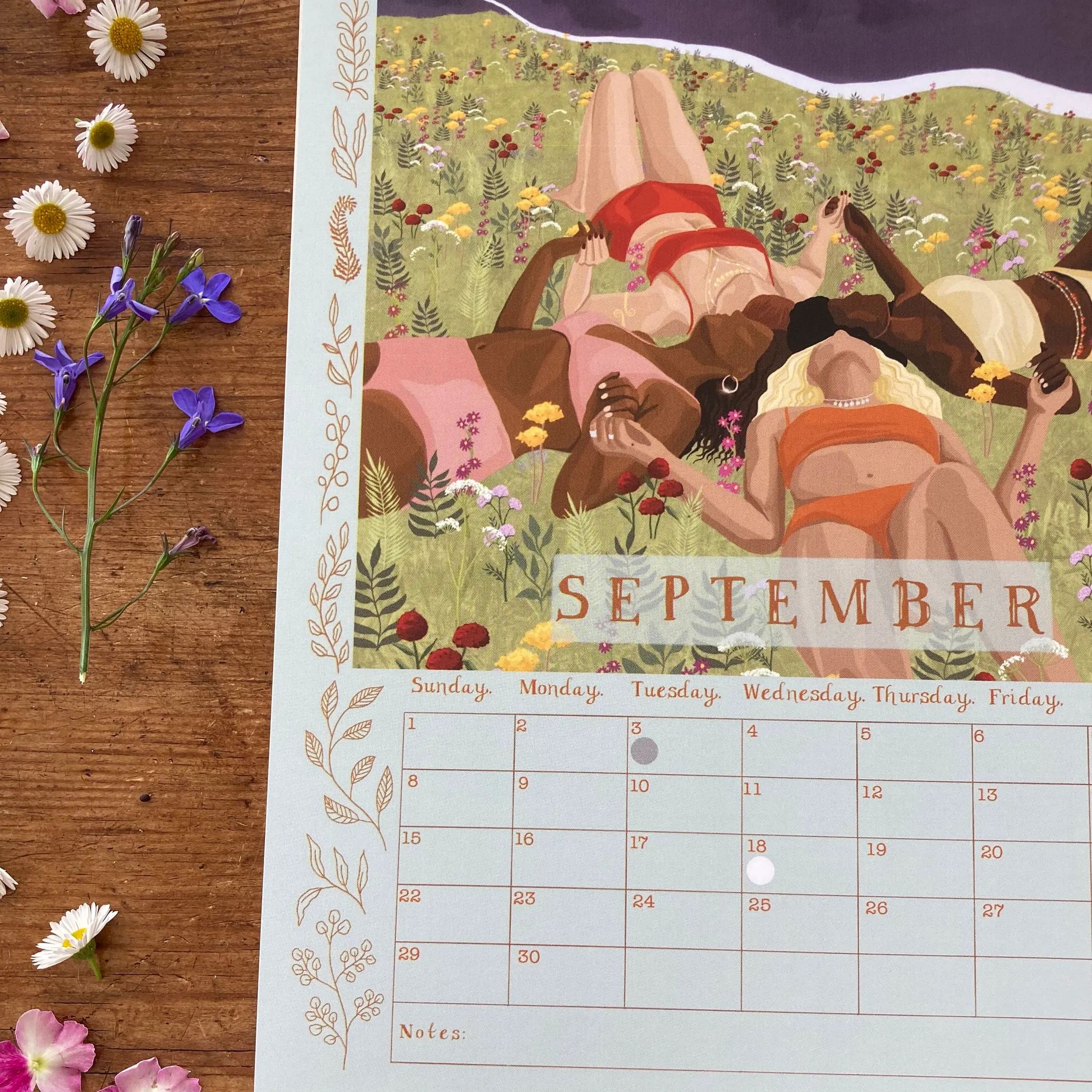 Womens Circles Calendar 2024 