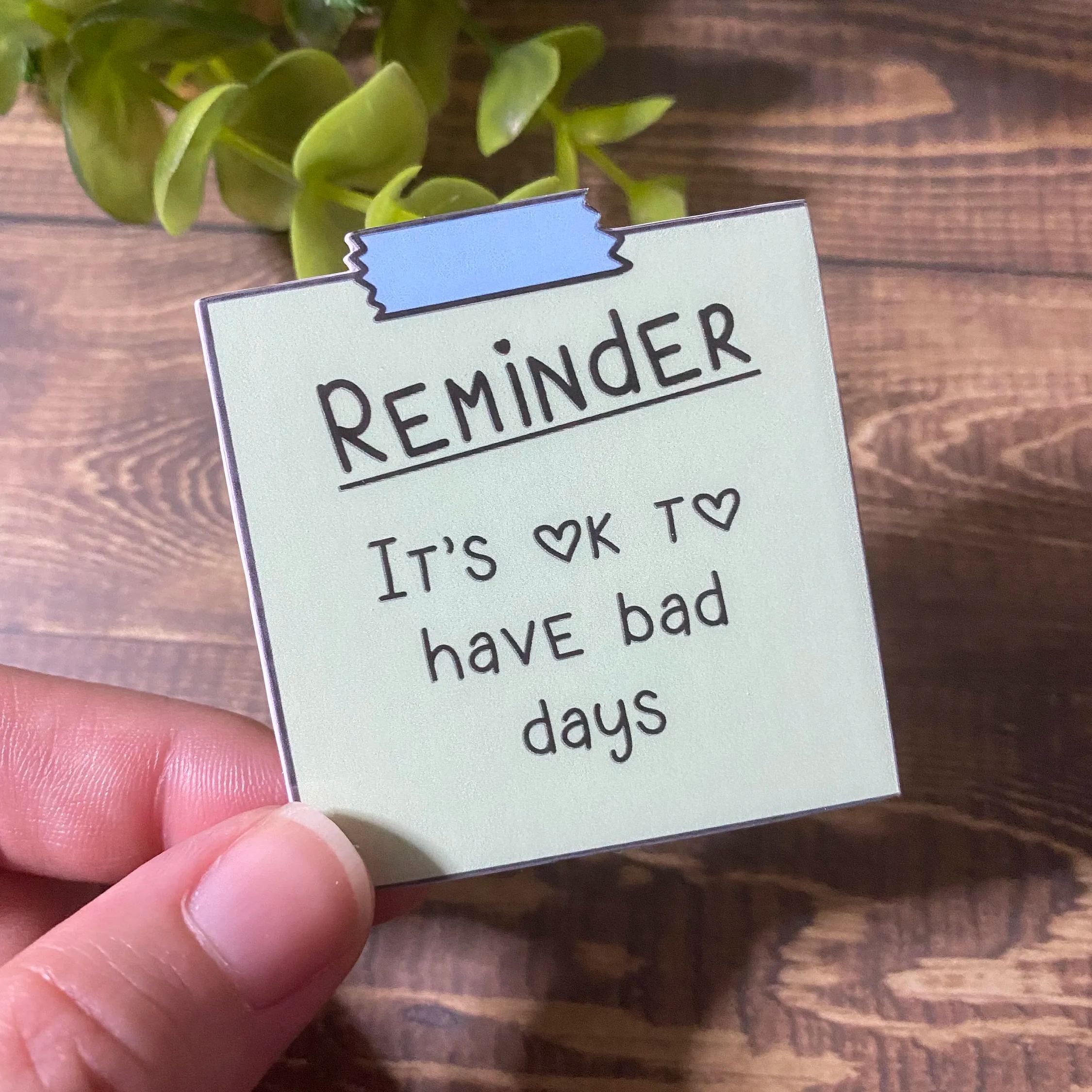 Mental Health Sticky Note Stickers