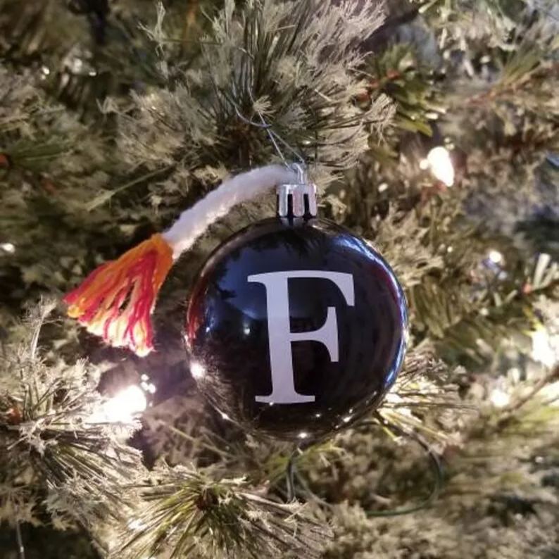  Funny Christmas F-Bomb Ornament