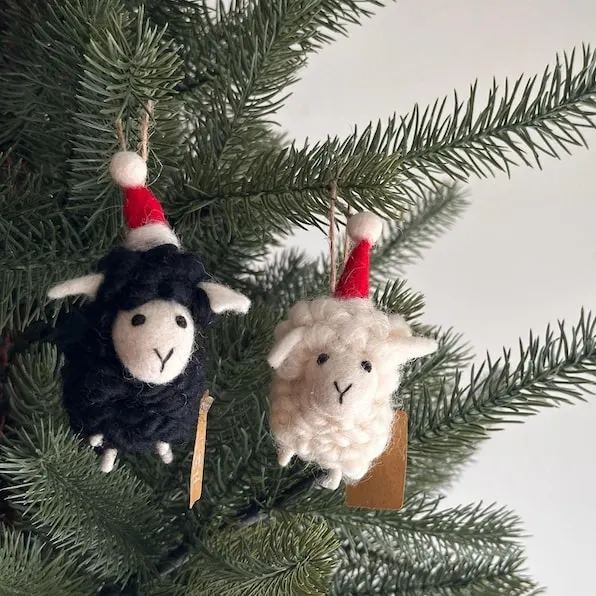 Felt Mini Sheep Ornament