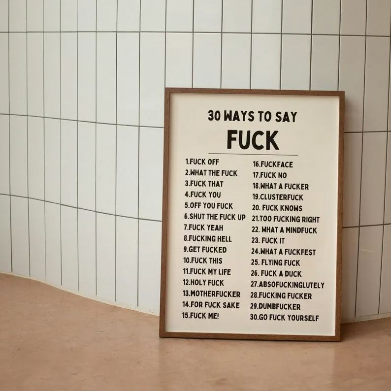 ✨Know Your Sh*t Print - Funny & Stylish Wall Art✨