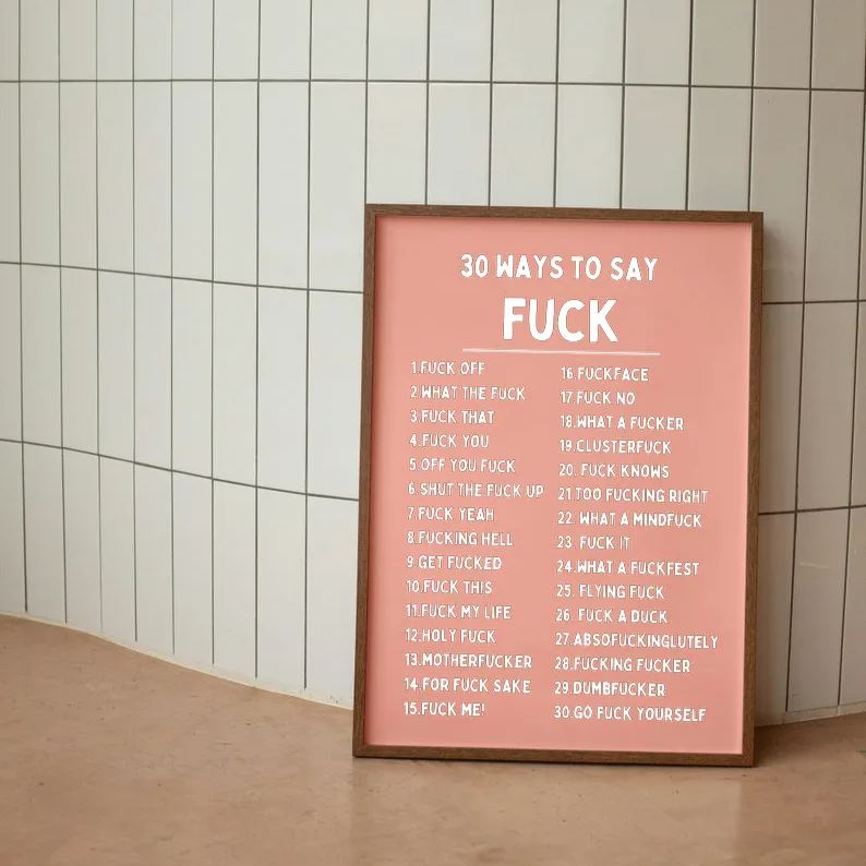✨Know Your Sh*t Print - Funny & Stylish Wall Art✨