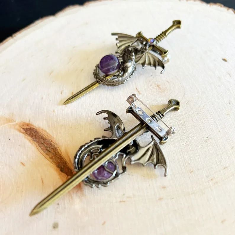 Dragon Sword Pin