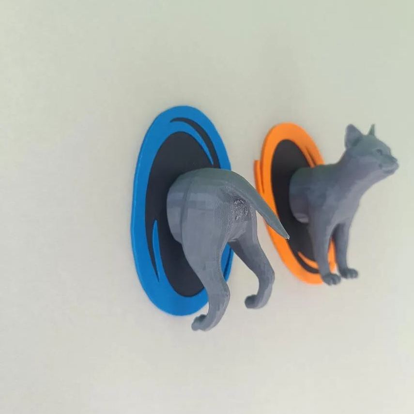  3D printed Portal Cat