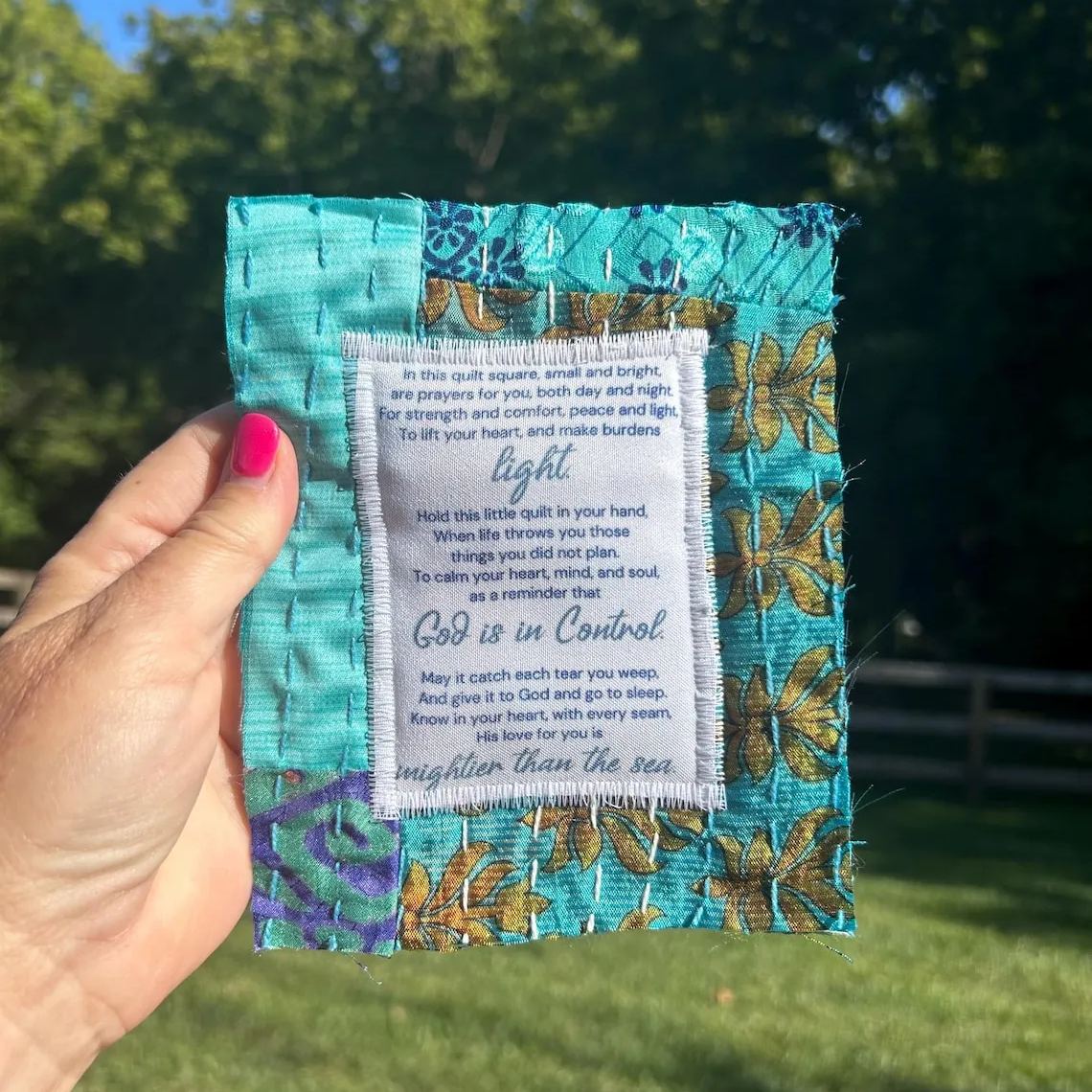 Spiritual Prayer Quilt - Hope, Courage and Strength