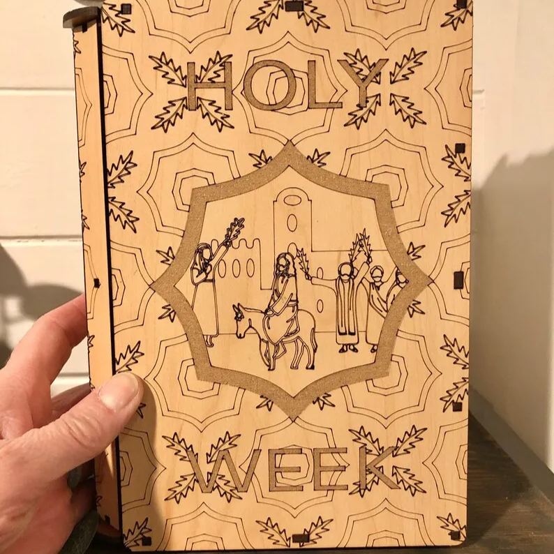 DIY Easter Holy week Book Playset