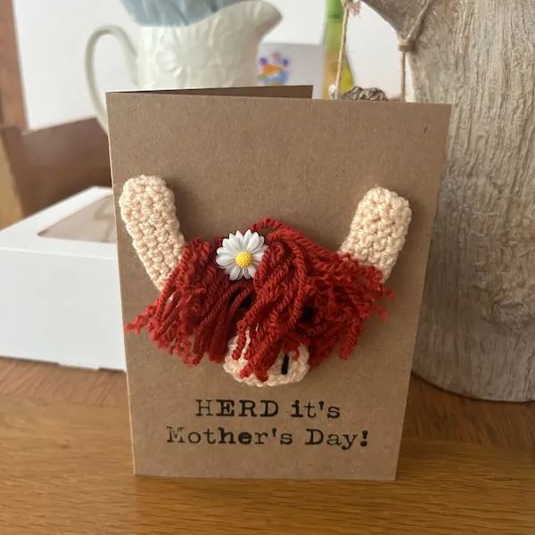 Crochet Mother's Day Card