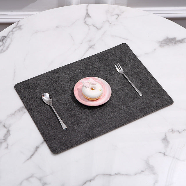 Rectangle Place Mat Tableware Pad Waterproof Heat Insulation Pad-Grand Kitchen