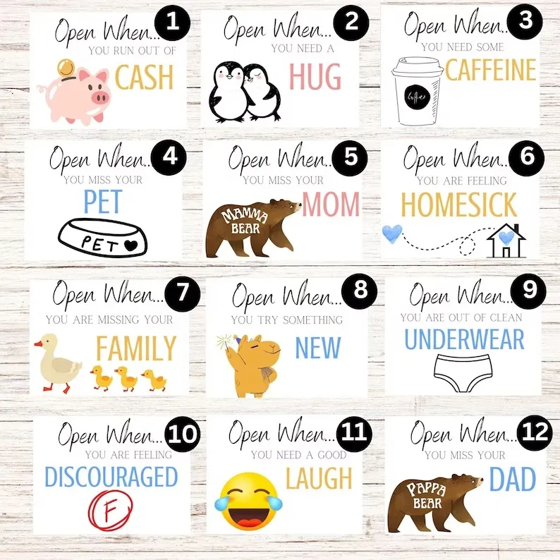 🎁Open When Envelopes