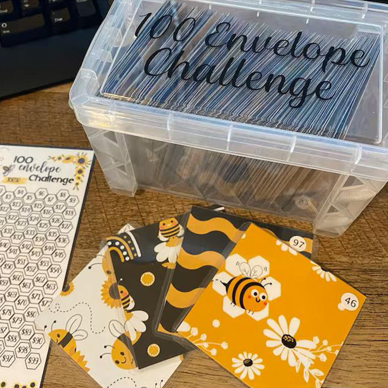 💸100 Envelope Challenge Box Set💌