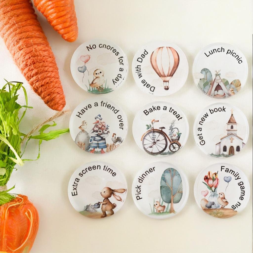 20 Acrylic Easter Tokens