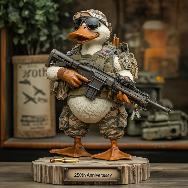 Tactical Duck Warrior Statue – 250th Anniversary Edition