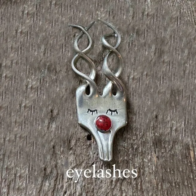Fork Reindeer Ornaments