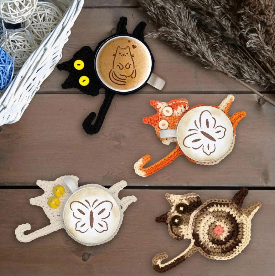 🎄Early Christmas Sale-🐱Cat Butt Coasters
