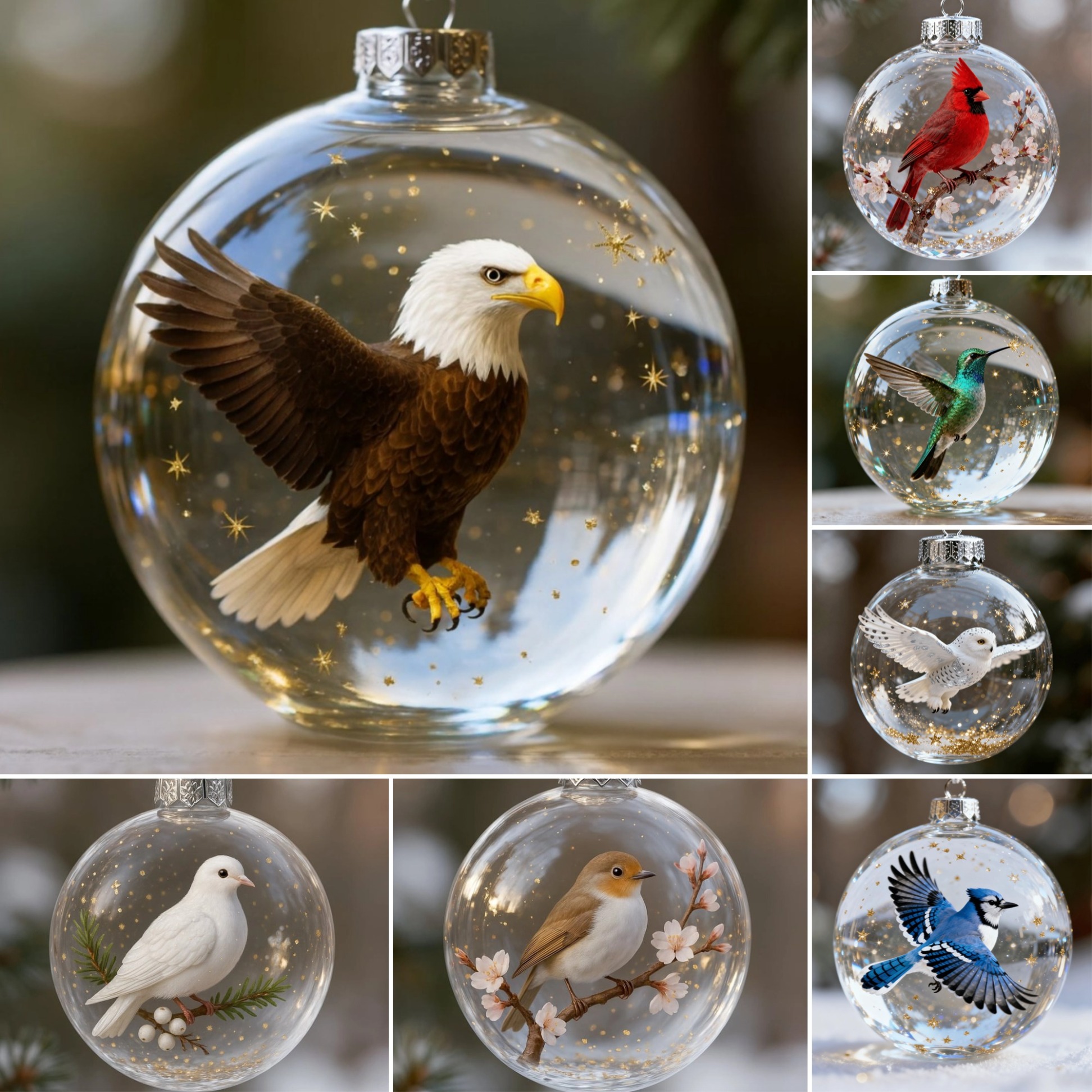 Nature’s Birds Ornament Gift