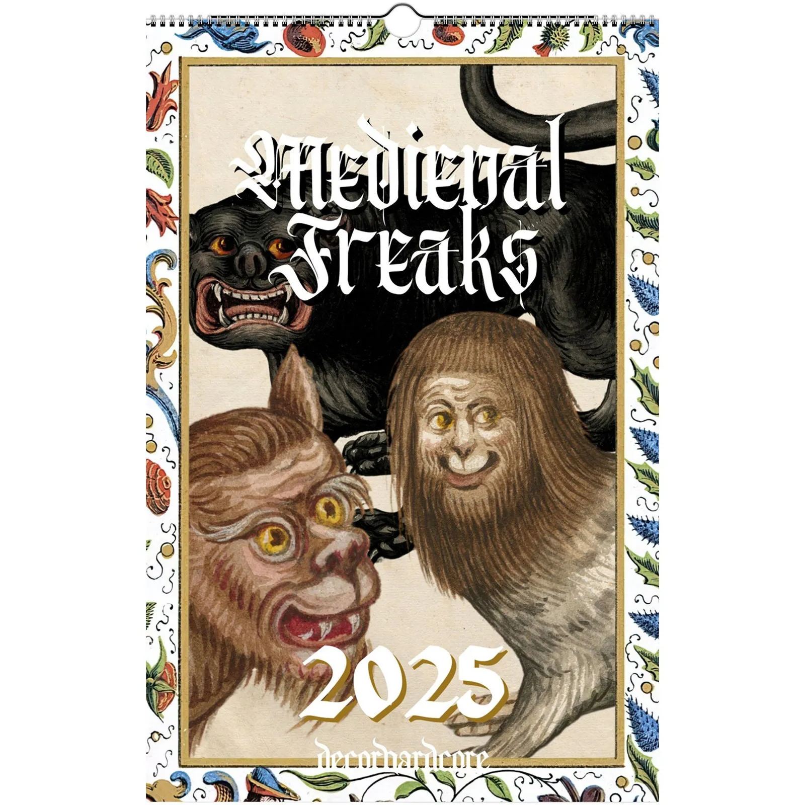 2025 Medieval Freaks Wall Calendar📅