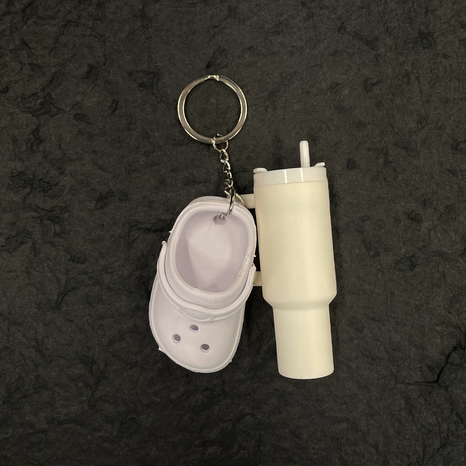 Mini cup + Crocs keychain