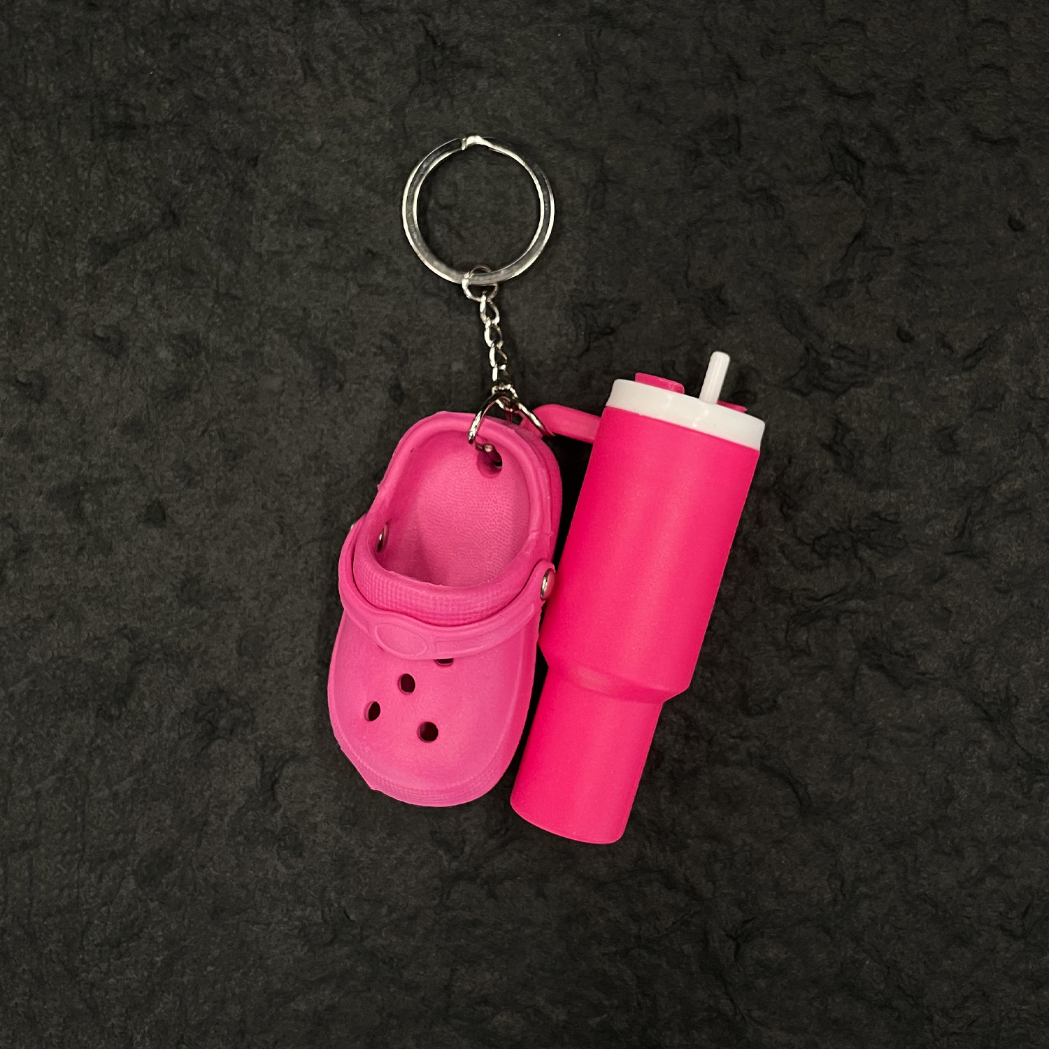 Mini cup + Crocs keychain