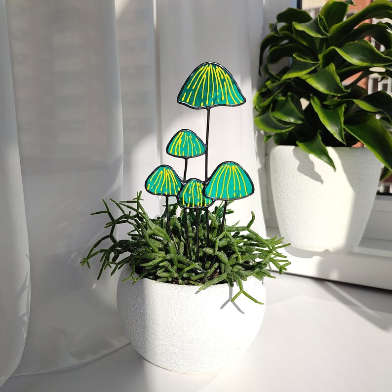 🌱Mushrooms Plant Stake