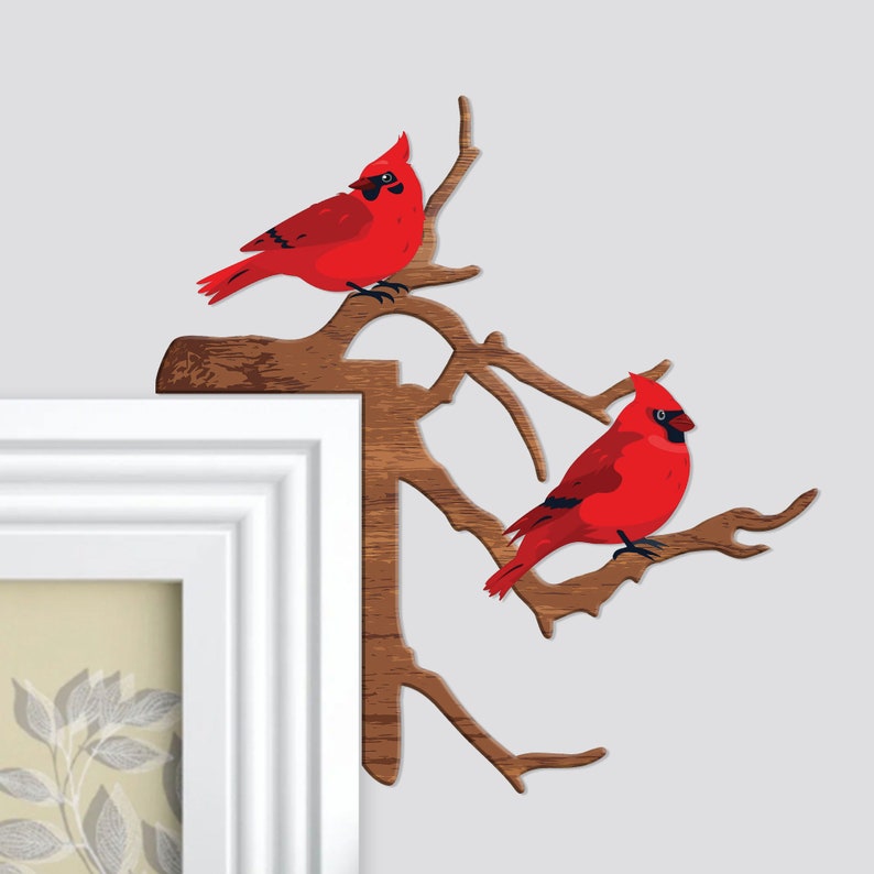 🐦Cardinal Door Topper