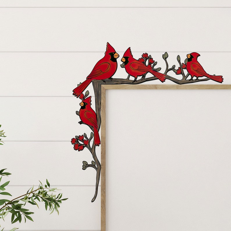 🐦Cardinal Door Topper